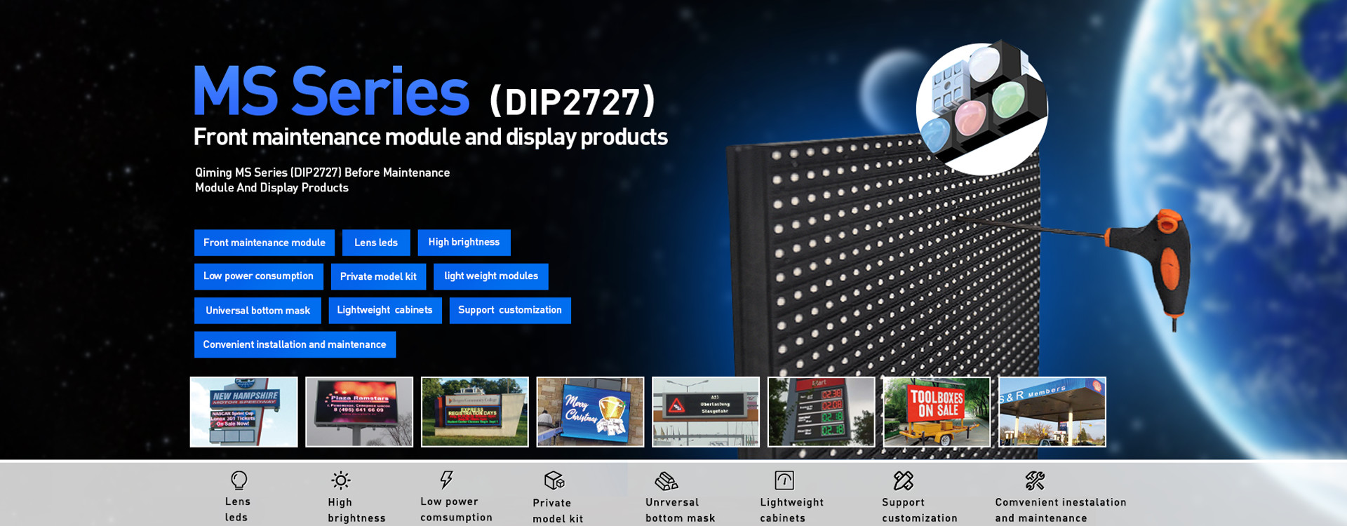 Qualité Outdoor LED Signs Usine