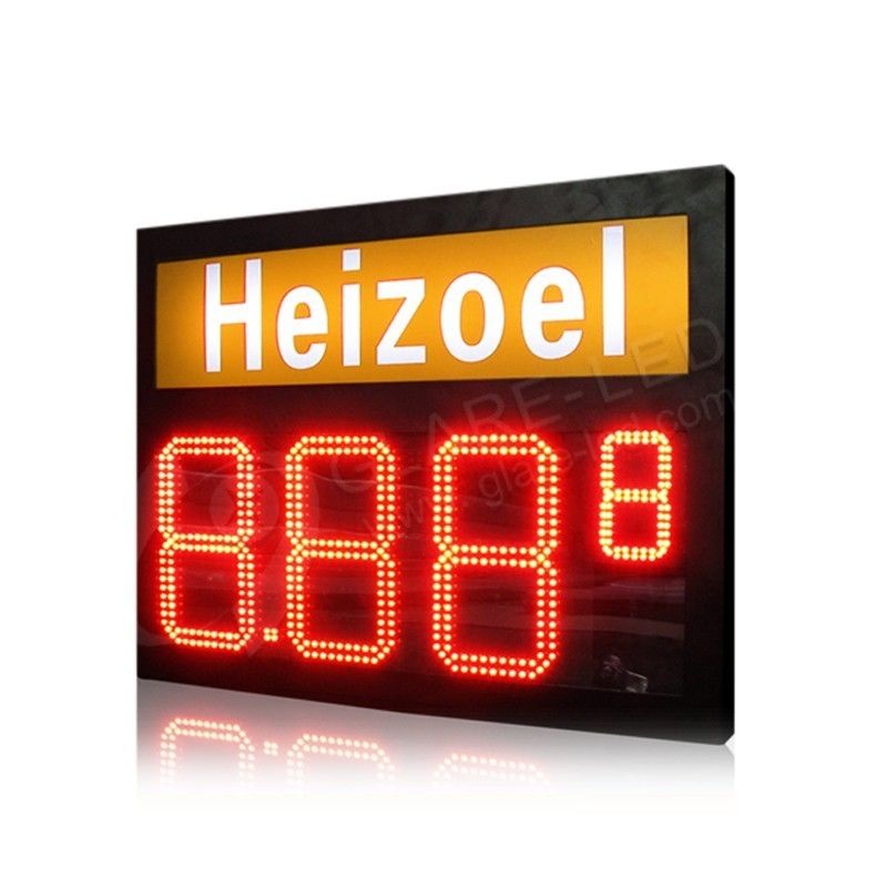 8.888 Number Format LED Gas Station Sign Exported to Worldwide with ...