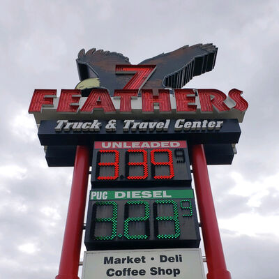 Pixel Tube Led Gas Price Signs 60inch Express Projector Led Oil Price ...