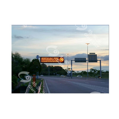 Freeway Sign Panel Highway Roadway Safety Full Color Traffic VMS LED Sign featuring 128* ...