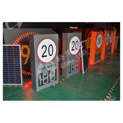 Portable Solar Digital Speed Limit Sign Vehicle Speed Pre-Warning Led ...