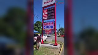 Electronic Gas Price Sign